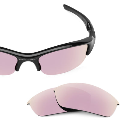 Oakley Flak Jacket OO9008 replacement lenses — Rose Gold MirrorShield® polarized sunglass lens, 100% UV | ReFramed