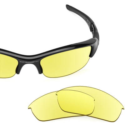 Oakley Flak Jacket OO9008 replacement lenses — precision-cut polarized sunglass lenses, 100% UV | ReFramed