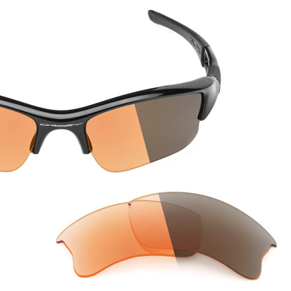 Oakley Flak Jacket XLJ OO9009 replacement lenses — precision-cut polarized sunglass lenses, 100% UV | ReFramed