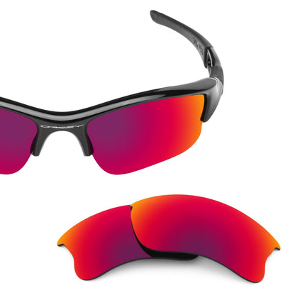 Oakley Flak Jacket XLJ OO9009 replacement lenses — Midnight Sun MirrorShield® polarized sunglass lens, 100% UV | ReFramed