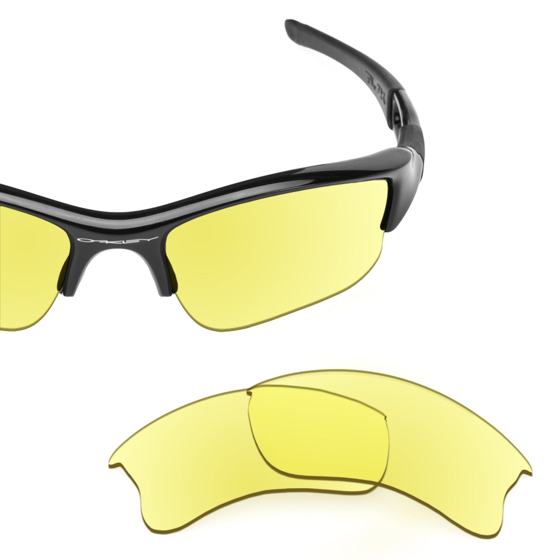 Oakley Flak Jacket XLJ OO9009 replacement lenses — precision-cut polarized sunglass lenses, 100% UV | ReFramed