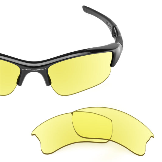 Oakley Flak Jacket XLJ OO9009 replacement lenses — precision-cut polarized sunglass lenses, 100% UV | ReFramed