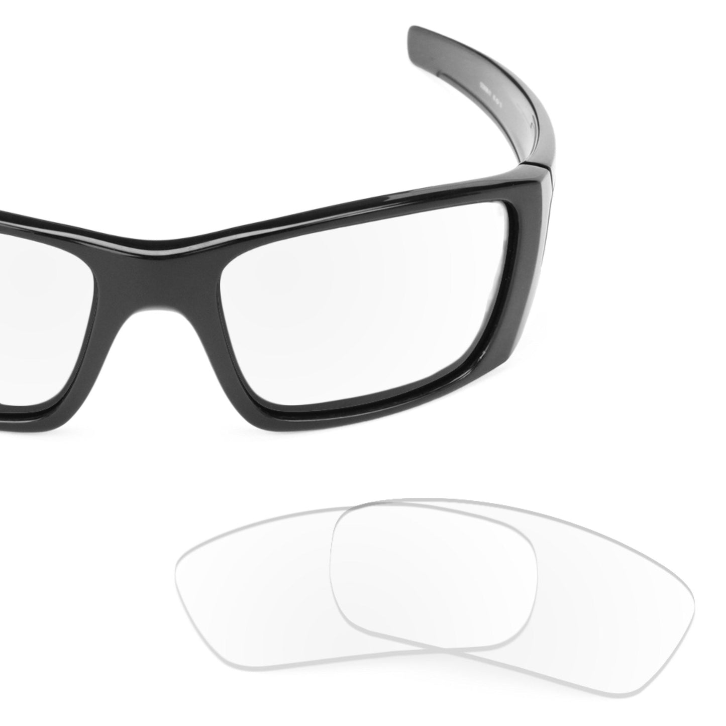Oakley Fuel Cell OO9096 replacement lenses — Crystal Clear polarized sunglass lens, 100% UV | ReFramed
