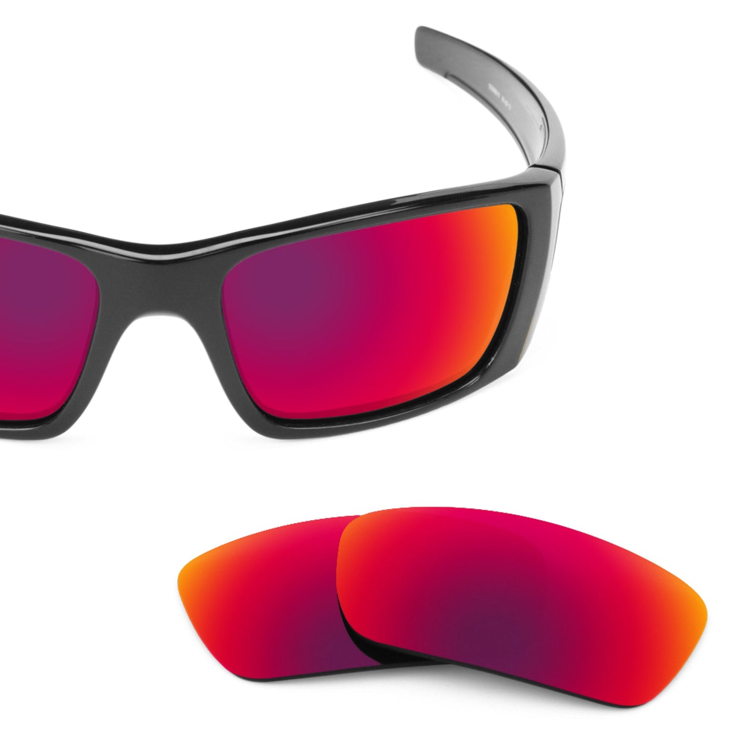 Oakley Fuel Cell OO9096 replacement lenses — Midnight Sun MirrorShield® polarized sunglass lens, 100% UV | ReFramed