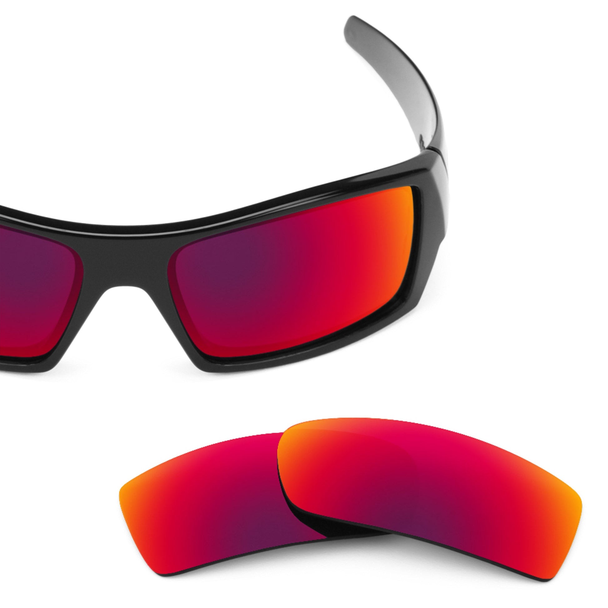 Oakley Gascan OO9014 replacement lenses — Midnight Sun MirrorShield® polarized sunglass lens, 100% UV | ReFramed