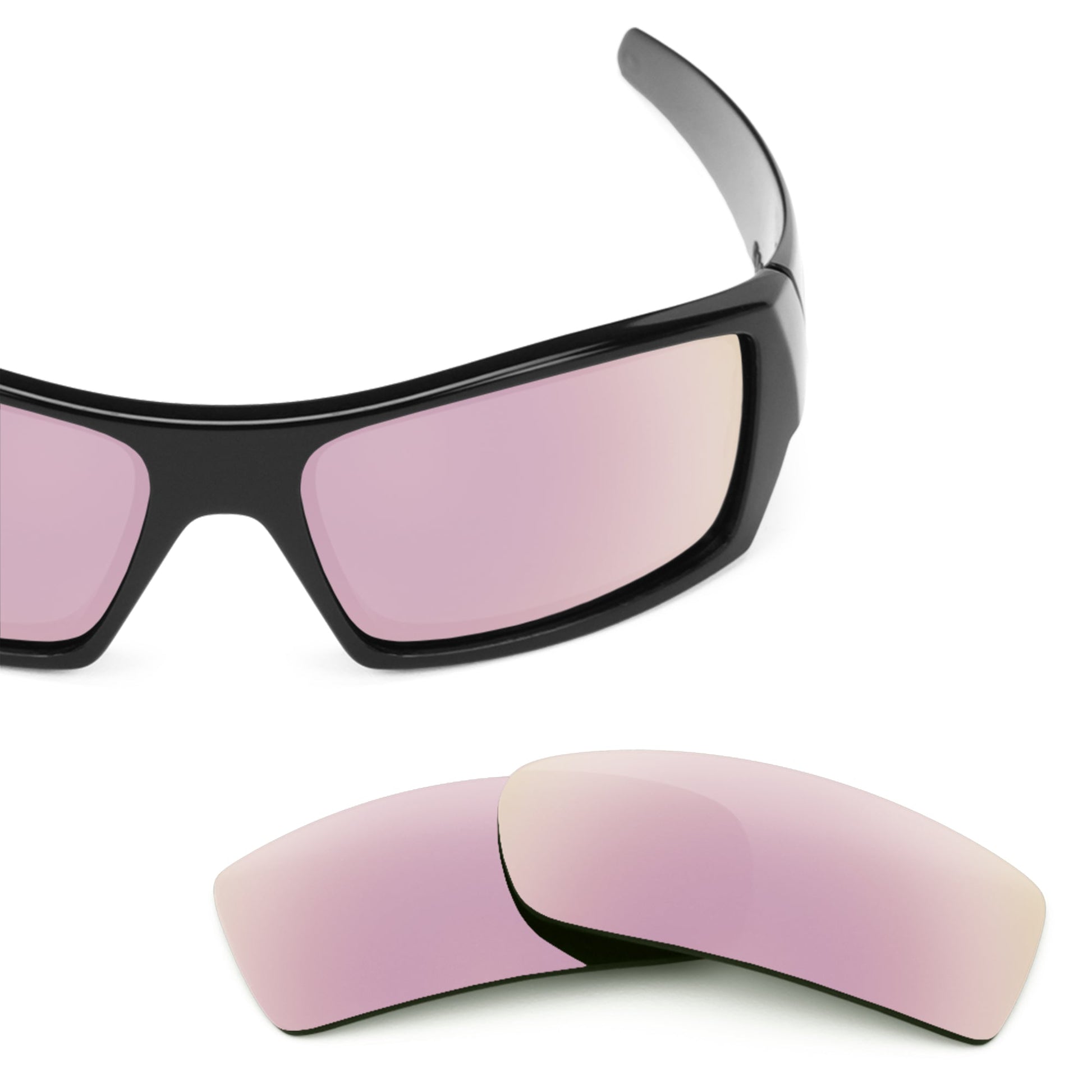 Oakley Gascan OO9014 replacement lenses — Rose Gold MirrorShield® polarized sunglass lens, 100% UV | ReFramed