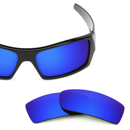 Oakley Gascan OO9014 replacement lenses — Tidal Blue MirrorShield® polarized sunglass lens, 100% UV | ReFramed