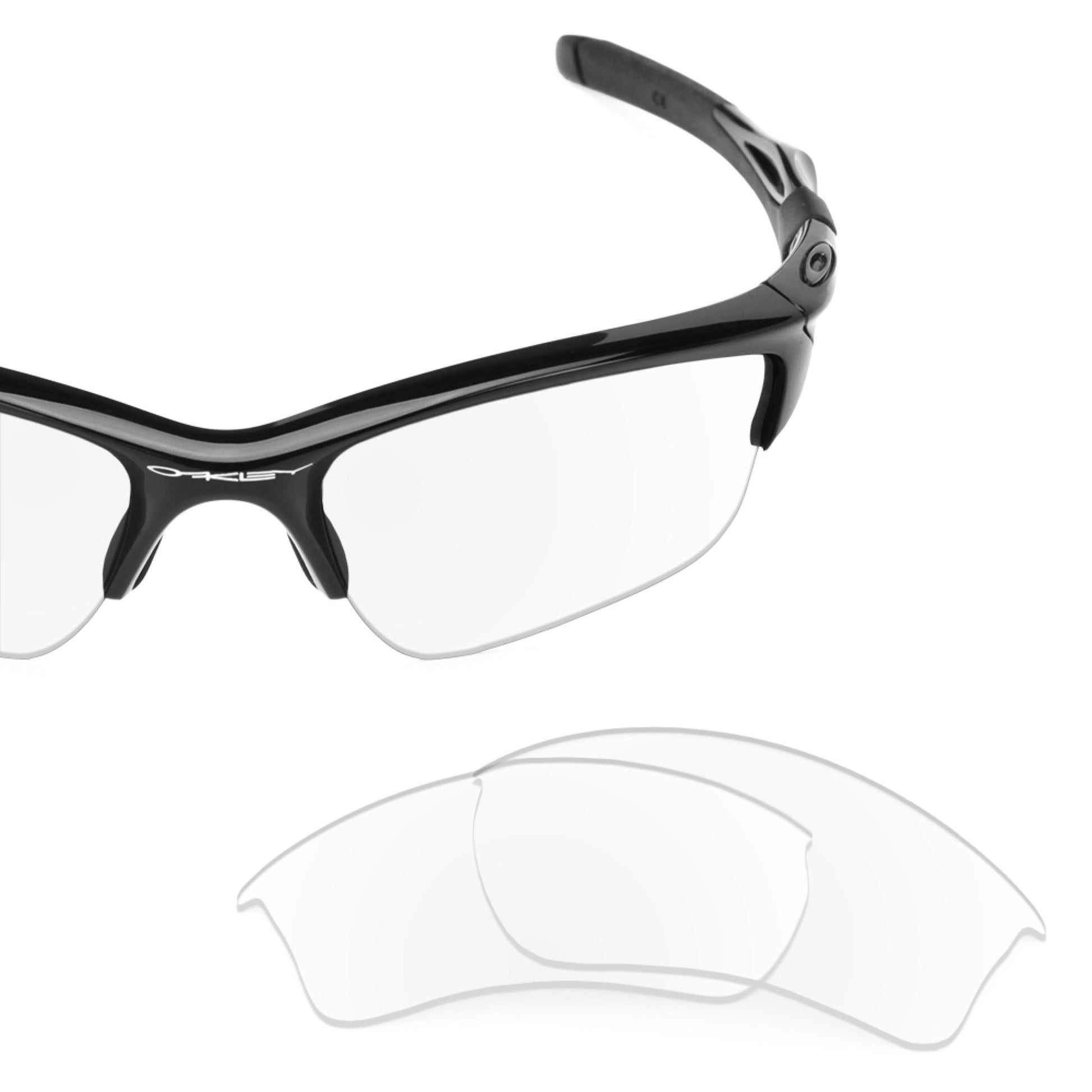 Oakley Half Jacket 2.0 XL OO9154 replacement lenses — Crystal Clear polarized sunglass lens, 100% UV | ReFramed