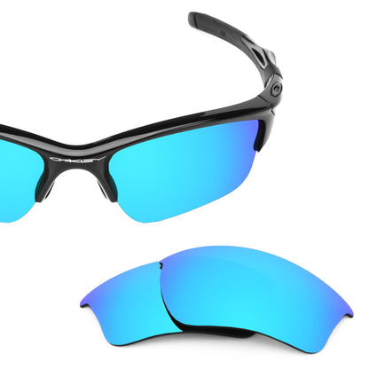 Oakley Half Jacket 2.0 XL OO9154 replacement lenses — Ice Blue MirrorShield® polarized sunglass lens, 100% UV | ReFramed