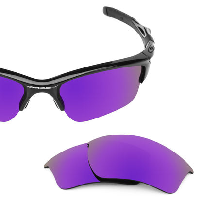 Oakley Half Jacket 2.0 XL OO9154 replacement lenses — Plasma Purple MirrorShield® polarized sunglass lens, 100% UV | ReFramed