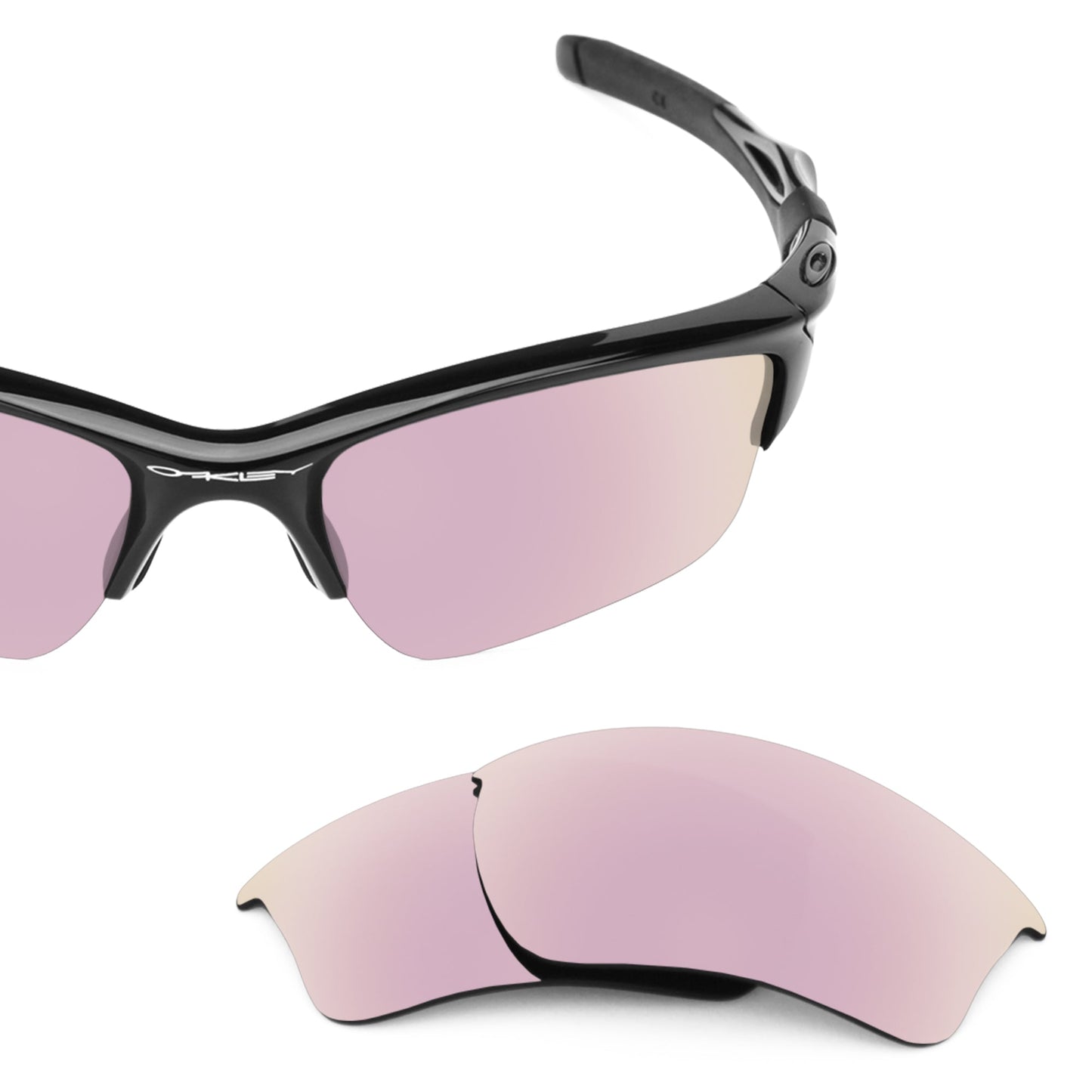 Oakley Half Jacket 2.0 XL OO9154 replacement lenses — Rose Gold MirrorShield® polarized sunglass lens, 100% UV | ReFramed