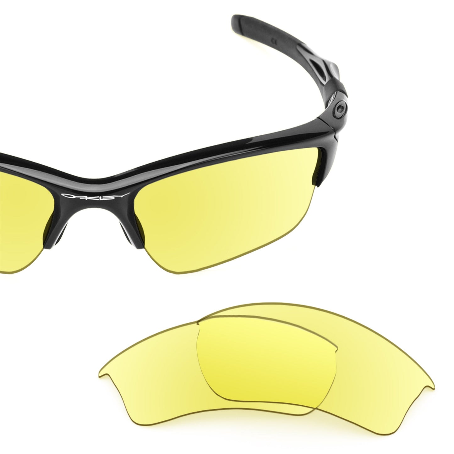 Oakley Half Jacket 2.0 XL OO9154 replacement lenses — precision-cut polarized sunglass lenses, 100% UV | ReFramed