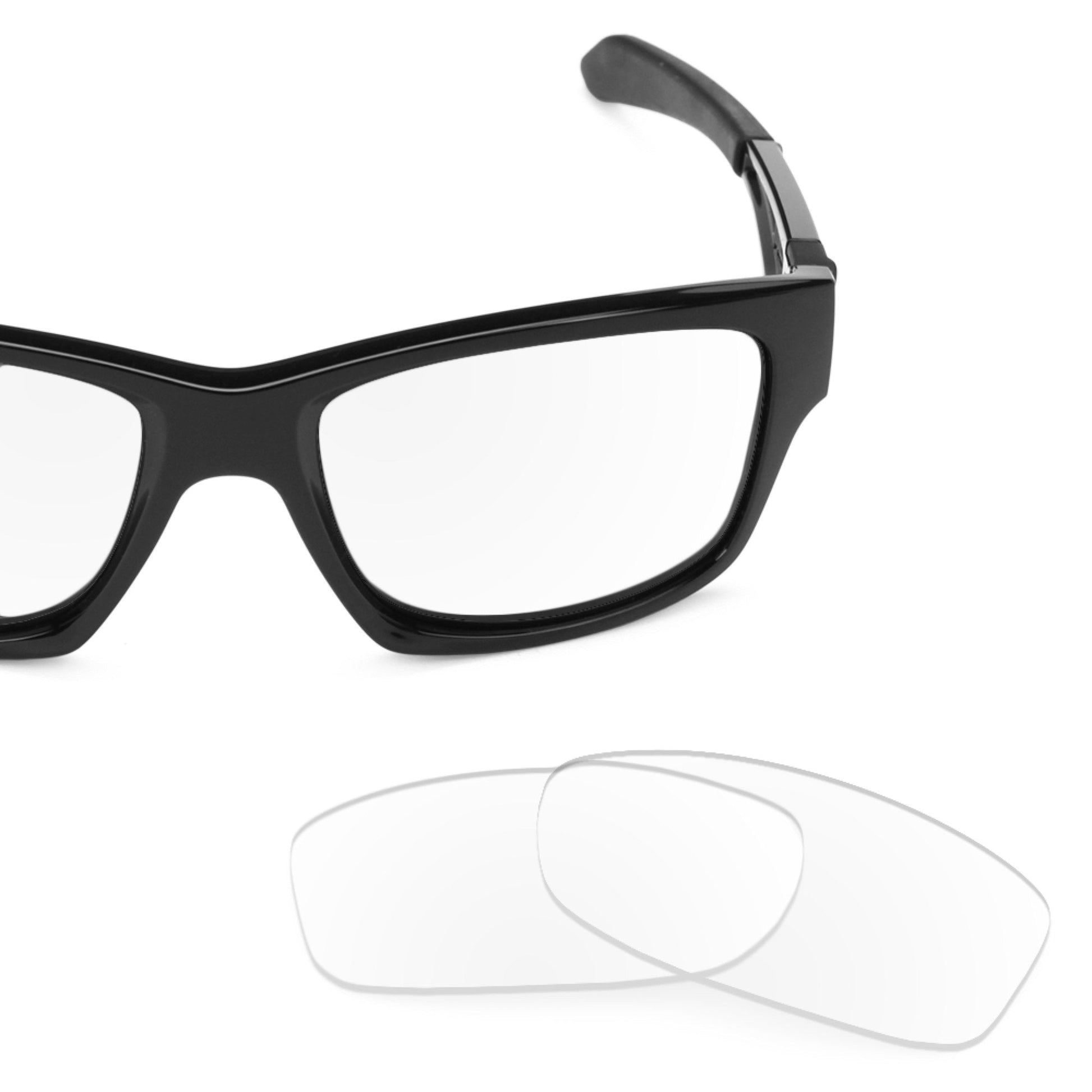 Oakley Jupiter Squared OO9135 replacement lenses — Crystal Clear polarized sunglass lens, 100% UV | ReFramed