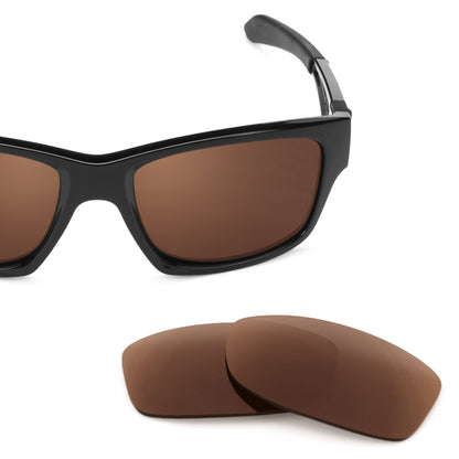 Oakley Jupiter Squared OO9135 replacement lenses — Dark Brown polarized sunglass lens, 100% UV | ReFramed