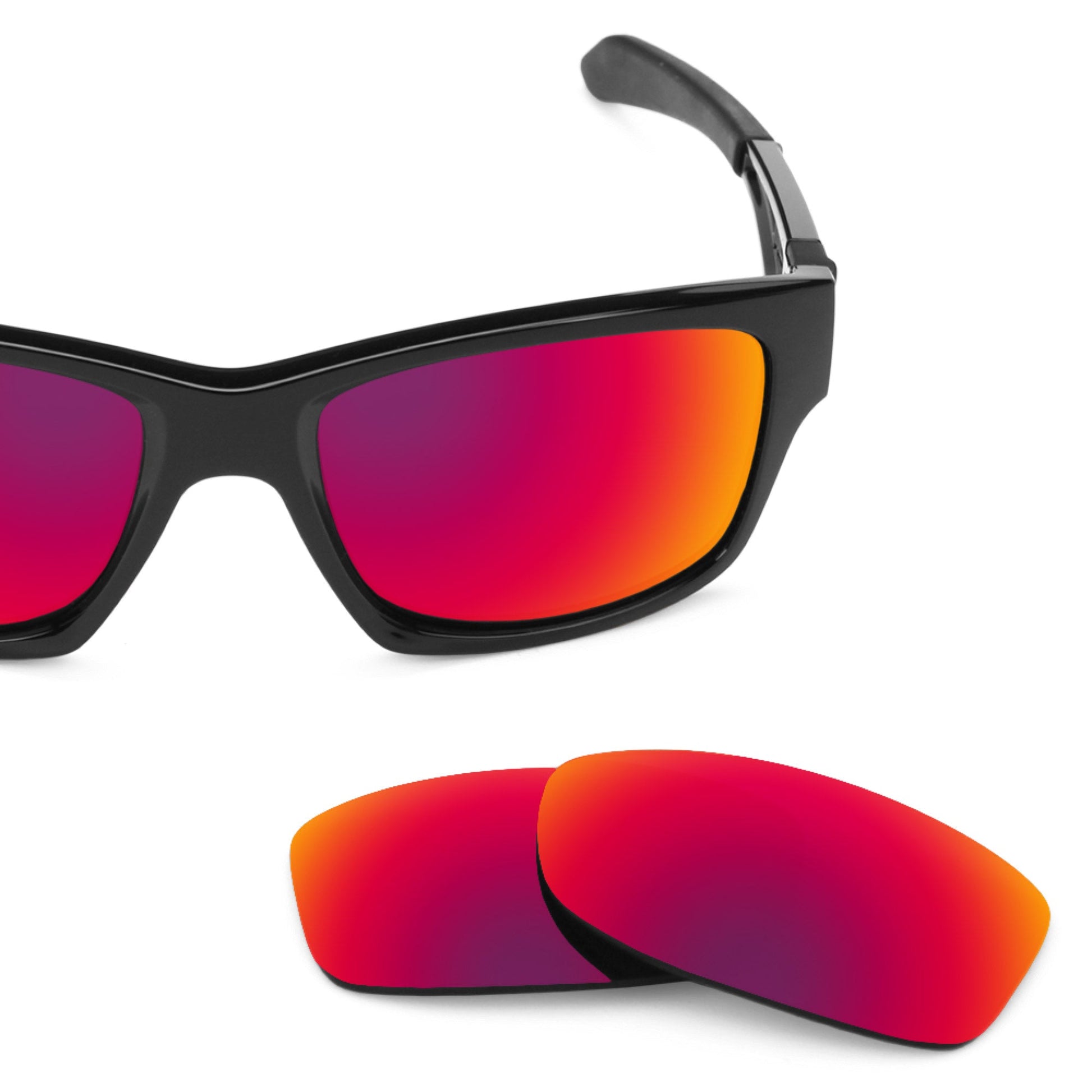 Oakley Jupiter Squared OO9135 replacement lenses — Midnight Sun MirrorShield® polarized sunglass lens, 100% UV | ReFramed