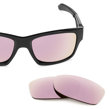 Oakley Jupiter Squared OO9135 replacement lenses — Rose Gold MirrorShield® polarized sunglass lens, 100% UV | ReFramed