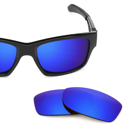 Oakley Jupiter Squared OO9135 replacement lenses — Tidal Blue MirrorShield® polarized sunglass lens, 100% UV | ReFramed