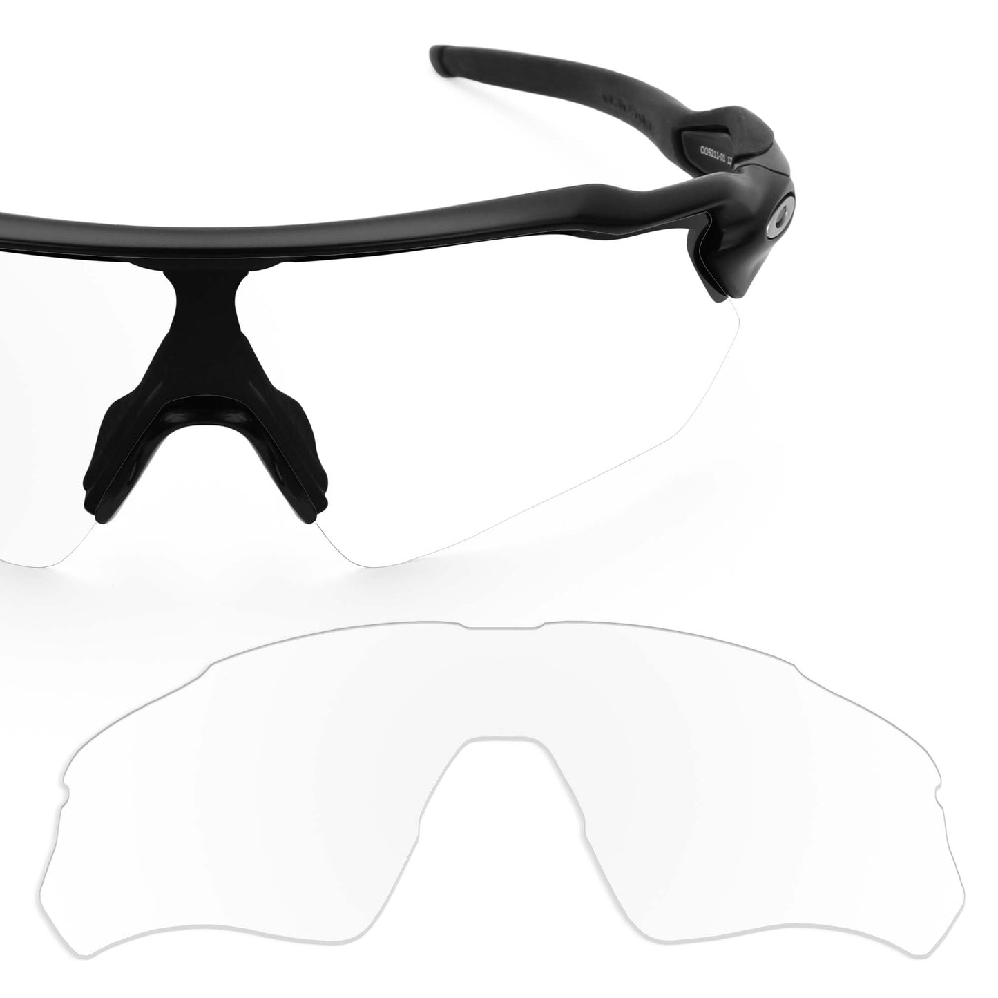 Oakley Radar EV Path OO9208 replacement lenses — Crystal Clear polarized sunglass lens, 100% UV | ReFramed
