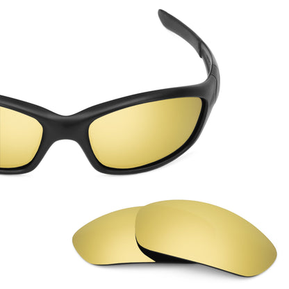 Oakley Straight Jacket (2007) OO9038 replacement lenses in Flare Gold MirrorShield® — polarized, 100% UV | ReFramed