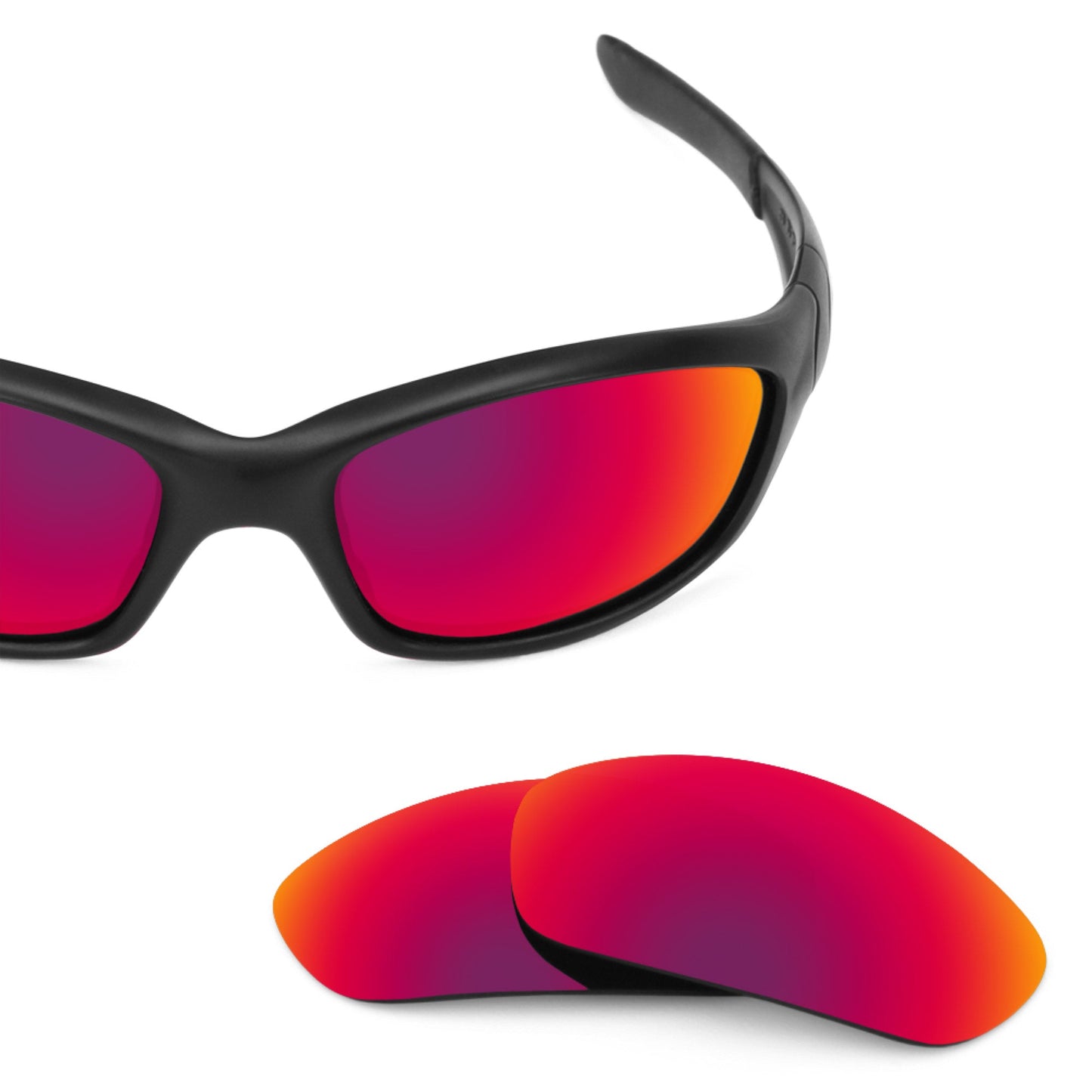 Oakley Straight Jacket (2007) OO9038 replacement lenses in Midnight Sun MirrorShield® — polarized, 100% UV | ReFramed