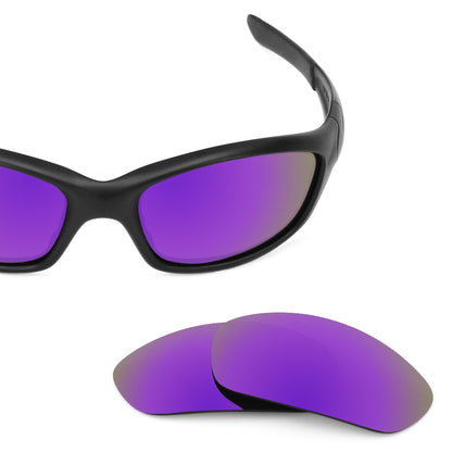 Oakley Straight Jacket (2007) OO9038 replacement lenses in Plasma Purple MirrorShield® — polarized, 100% UV | ReFramed