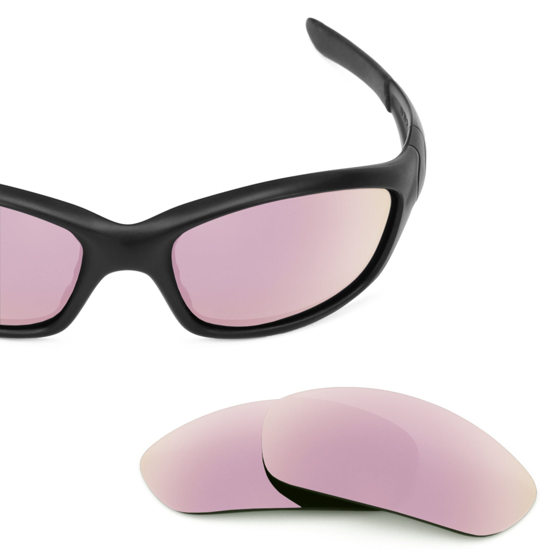 Oakley Straight Jacket (2007) OO9038 replacement lenses — Rose Gold MirrorShield® polarized sunglass lens, 100% UV | ReFramed