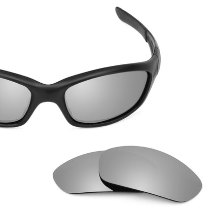 Oakley Straight Jacket (2007) OO9038 replacement lenses — Titanium MirrorShield® polarized sunglass lens, 100% UV | ReFramed