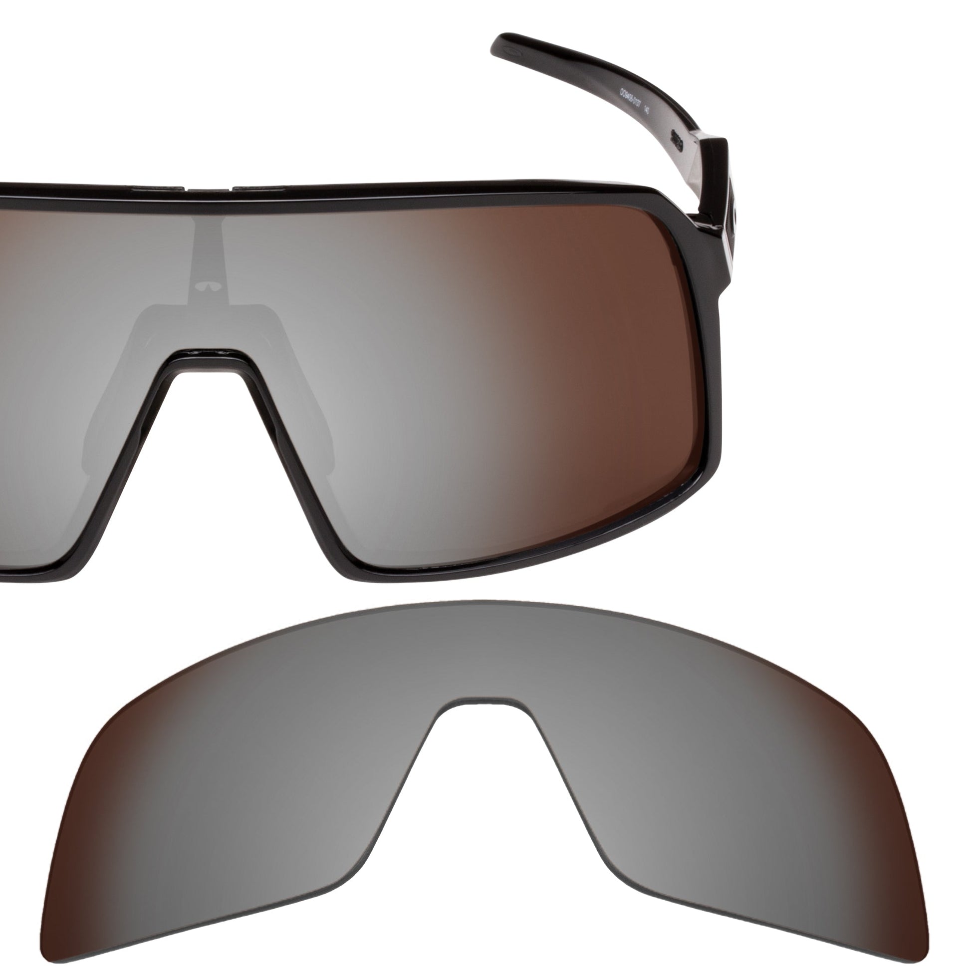 Oakley Sutro OO9406 replacement lenses — Flash Bronze MirrorShield® polarized sunglass lens, 100% UV | ReFramed