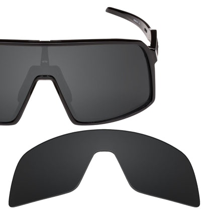 Oakley Sutro OO9406 replacement lenses — Stealth Black polarized sunglass lens, 100% UV | ReFramed
