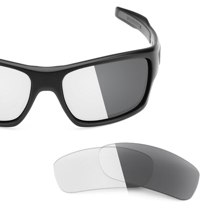 Oakley Turbine OO9263 replacement lenses — Adapt Gray Photochromic polarized sunglass lens, 100% UV | ReFramed