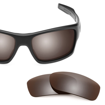 Oakley Turbine OO9263 replacement lenses — Flash Bronze MirrorShield® polarized sunglass lens, 100% UV | ReFramed