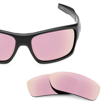 Oakley Turbine OO9263 replacement lenses — Rose Gold MirrorShield® polarized sunglass lens, 100% UV | ReFramed