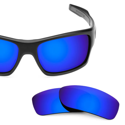 Oakley Turbine OO9263 replacement lenses — Tidal Blue MirrorShield® polarized sunglass lens, 100% UV | ReFramed