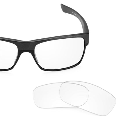 Oakley TwoFace OO9189 replacement lenses — Crystal Clear polarized sunglass lens, 100% UV | ReFramed