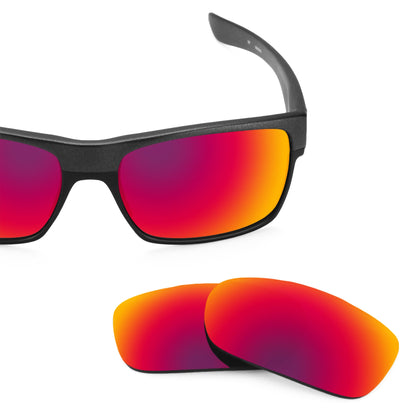 Oakley TwoFace OO9189 replacement lenses — Midnight Sun MirrorShield® polarized sunglass lens, 100% UV | ReFramed