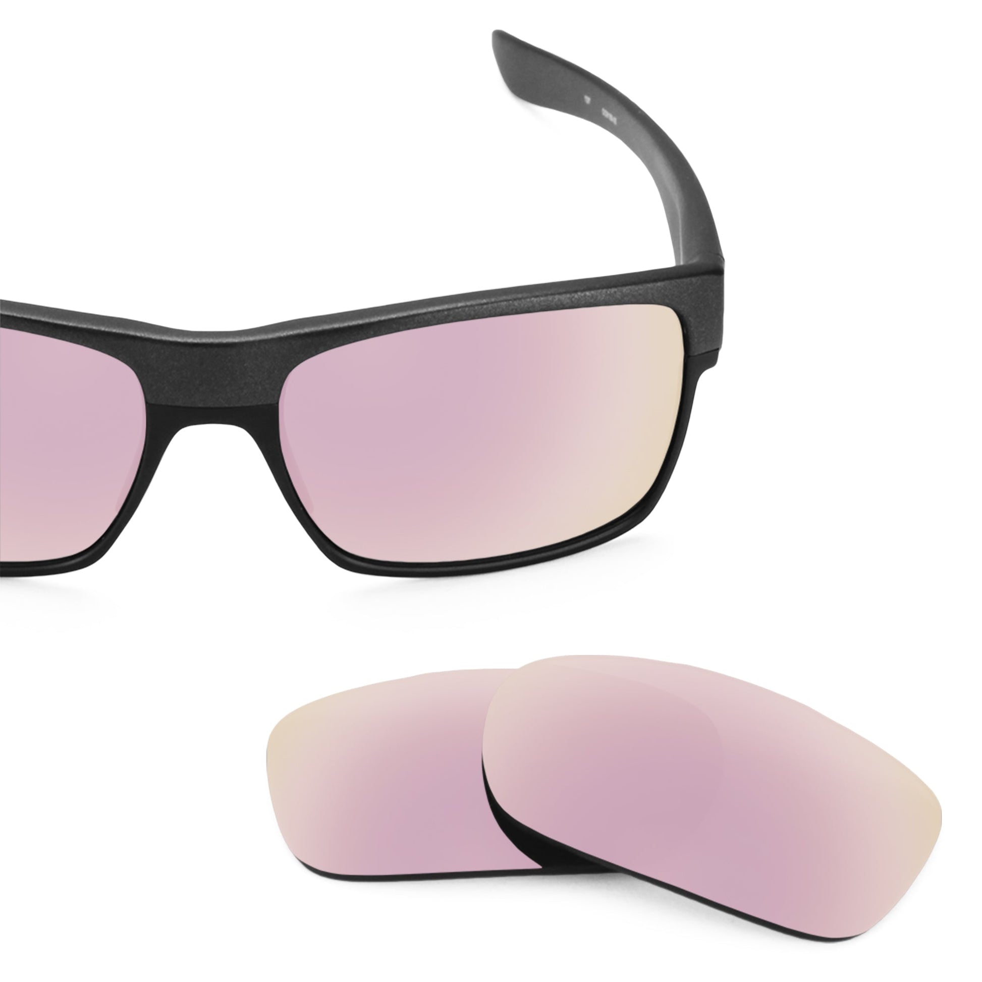 Oakley TwoFace OO9189 replacement lenses — Rose Gold MirrorShield® polarized sunglass lens, 100% UV | ReFramed
