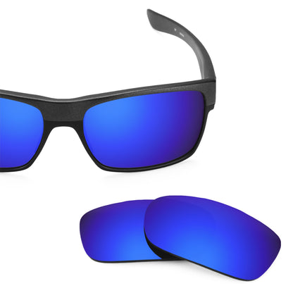 Oakley TwoFace OO9189 replacement lenses — Tidal Blue MirrorShield® polarized sunglass lens, 100% UV | ReFramed