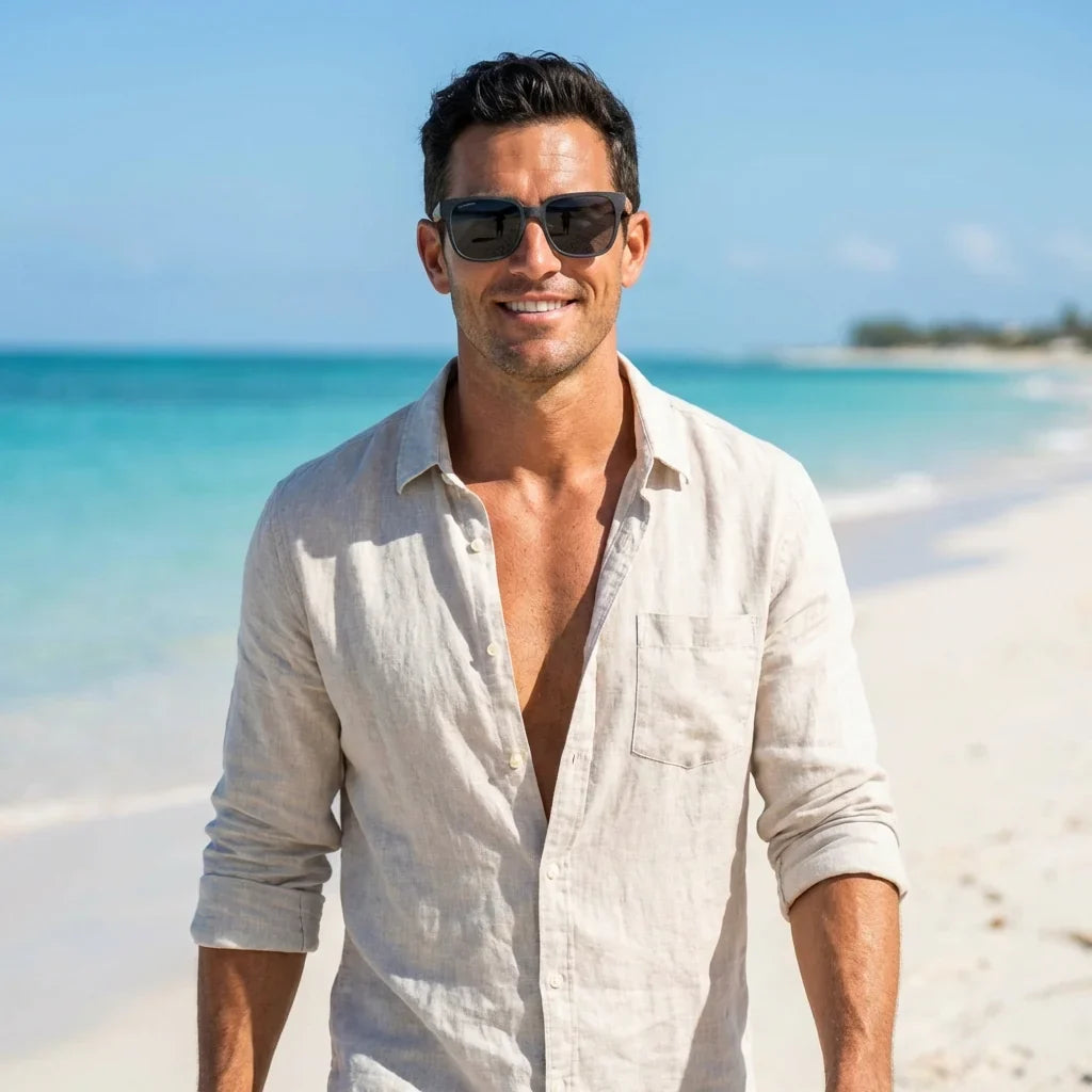 Selkie oval sunglasses with polarized lenses, bio-acetate frame · ReFramed, photo 20 of 30