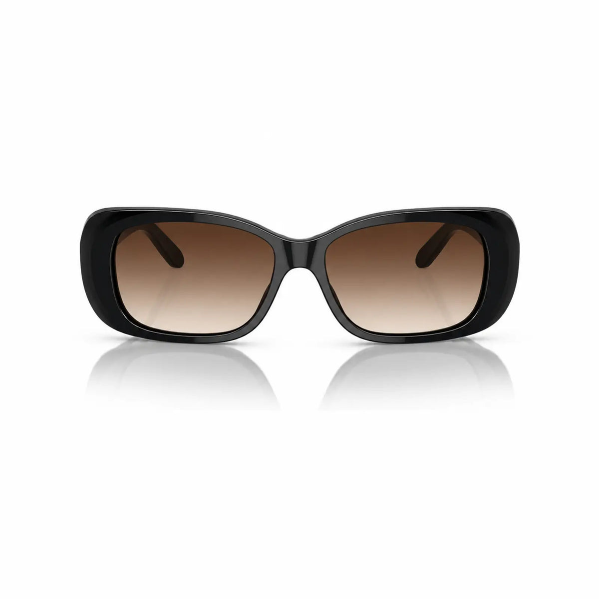 Vogue VO2606S replacement lenses in gradient brown, front view of the frame fitted with the new lenses · ReFramed