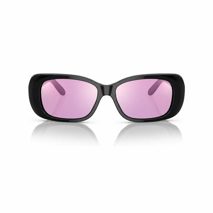 Vogue VO2606S replacement lenses in mirrored pink, front view of the frame fitted with the new lenses · ReFramed