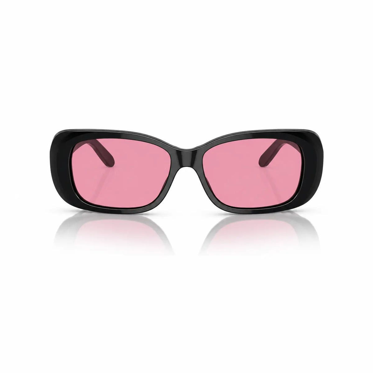 Vogue VO2606S replacement lenses in pink, front view of the frame fitted with the new lenses · ReFramed