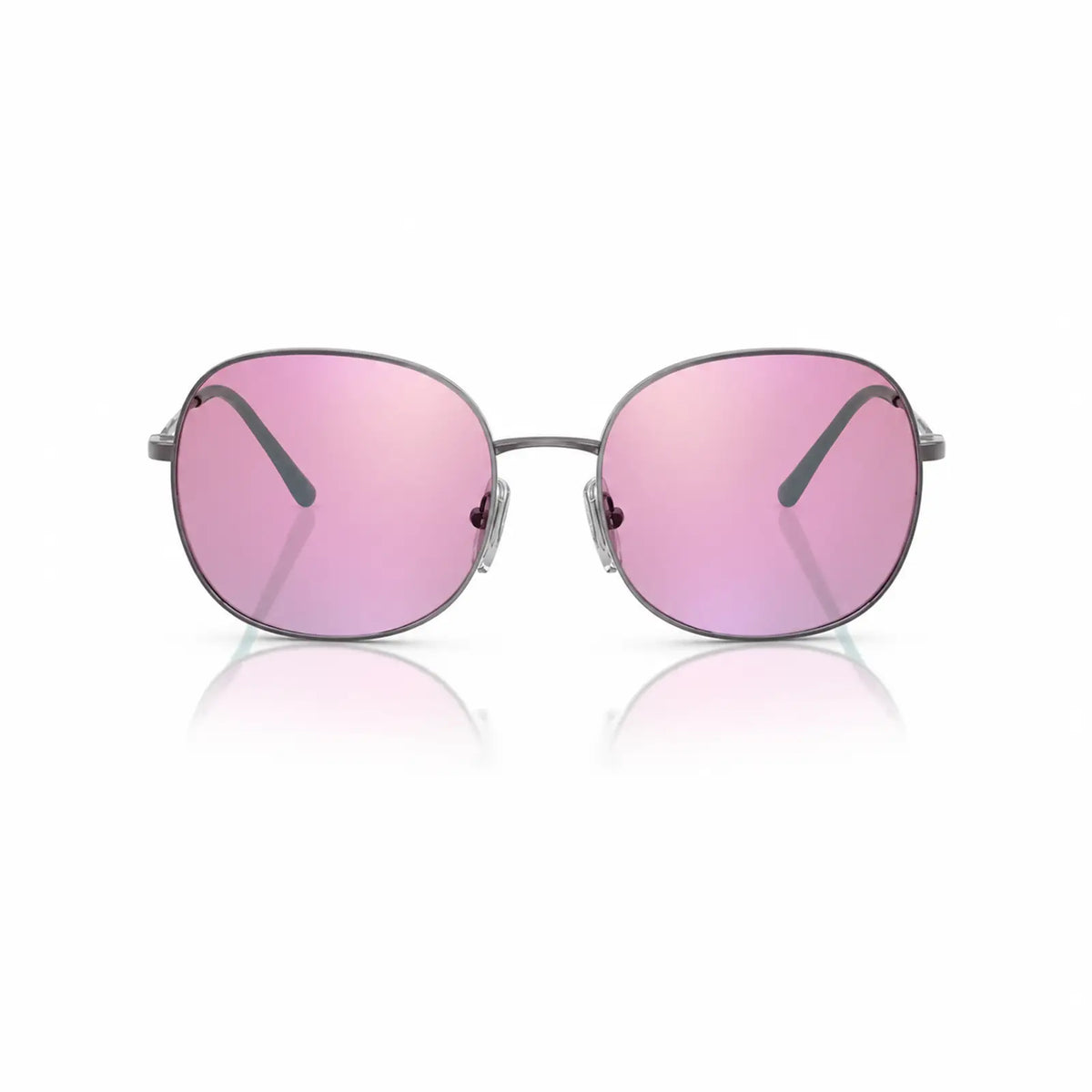 Vogue VO4272S replacement lenses in mirrored pink, front view of the frame fitted with the new lenses · ReFramed