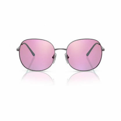 Vogue VO4272S replacement lenses in mirrored pink, front view of the frame fitted with the new lenses · ReFramed