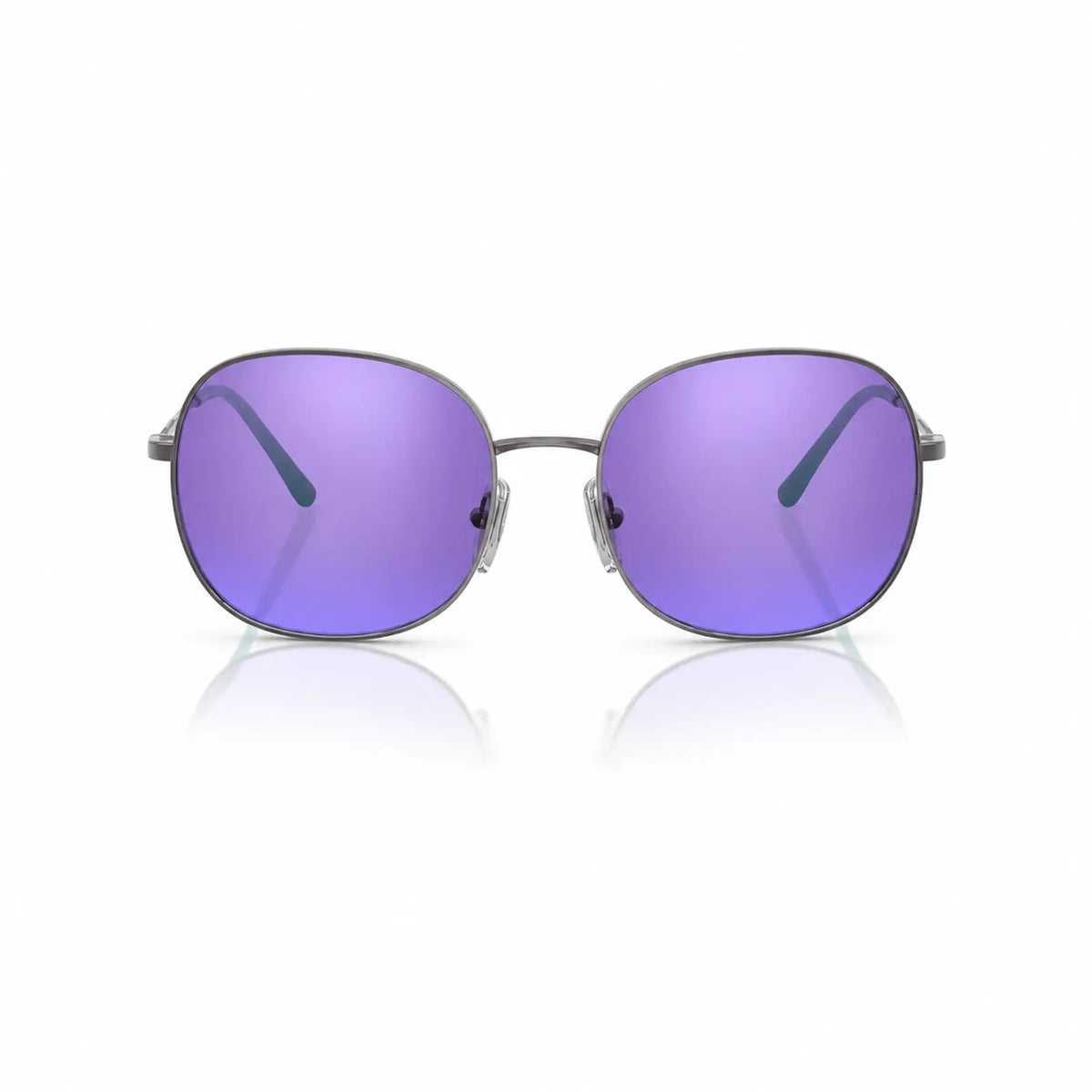 Vogue VO4272S replacement lenses in mirrored purple, front view of the frame fitted with the new lenses · ReFramed