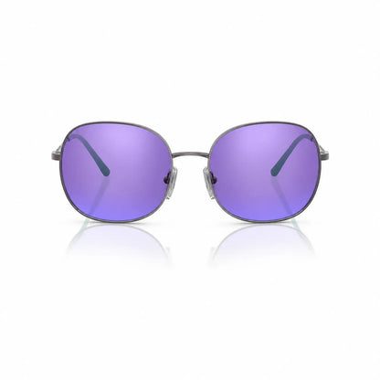Vogue VO4272S replacement lenses in mirrored purple, front view of the frame fitted with the new lenses · ReFramed
