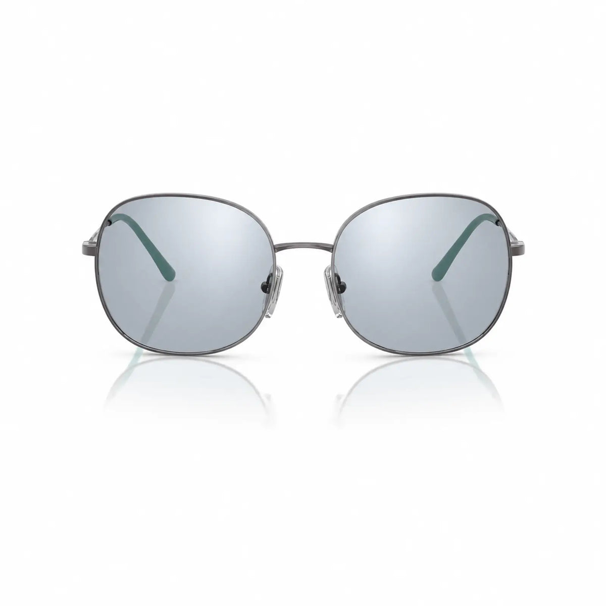 Vogue VO4272S replacement lenses in mirrored silver, front view of the frame fitted with the new lenses · ReFramed