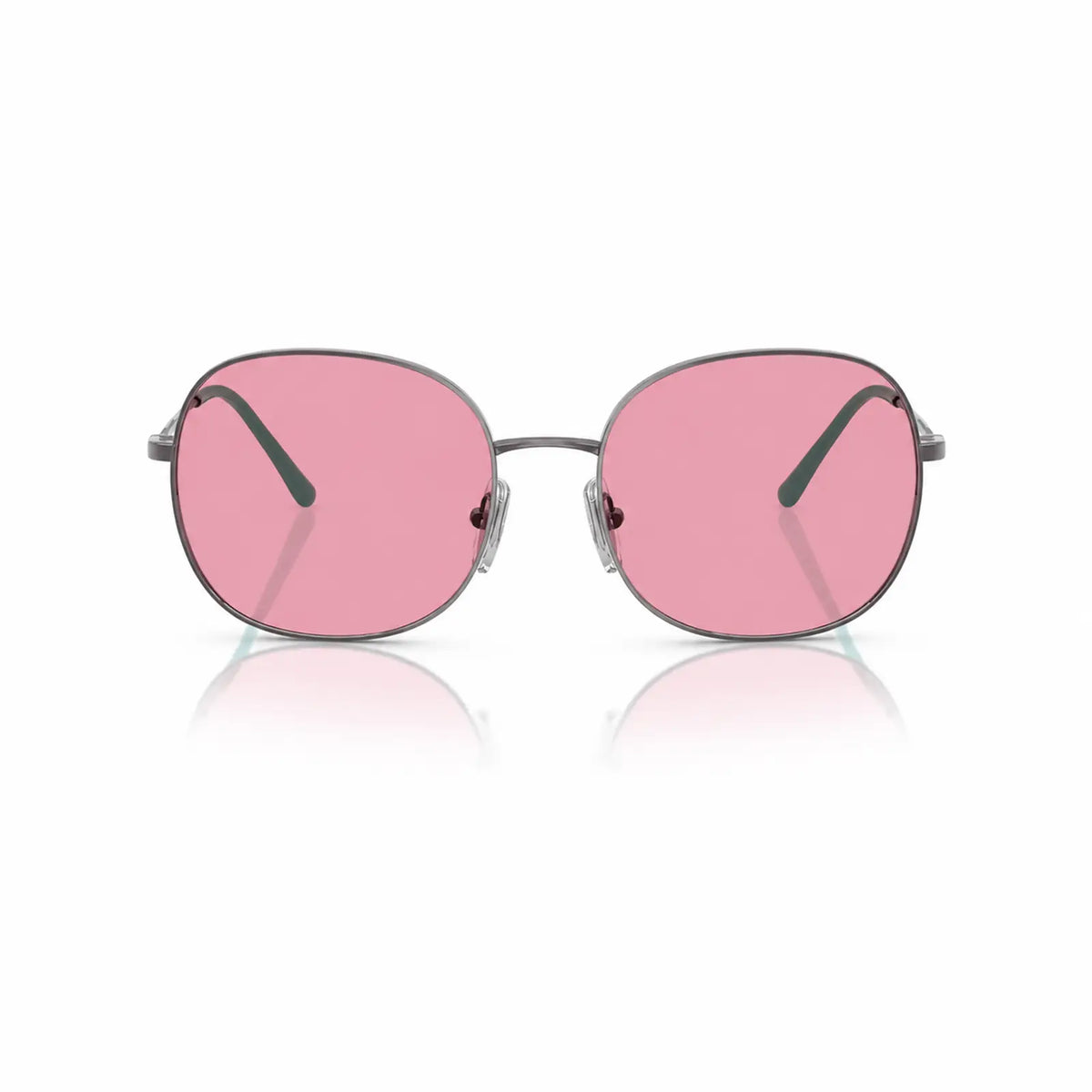 Vogue VO4272S replacement lenses in pink, front view of the frame fitted with the new lenses · ReFramed