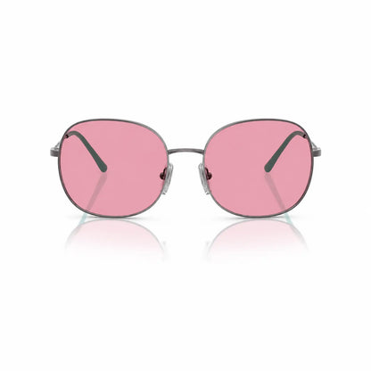 Vogue VO4272S replacement lenses in pink, front view of the frame fitted with the new lenses · ReFramed