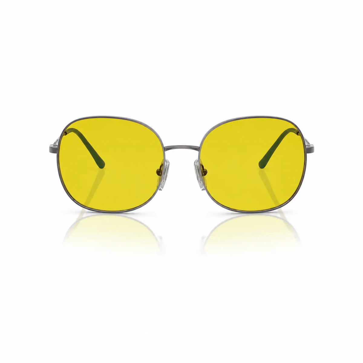 Vogue VO4272S replacement lenses in yellow, front view of the frame fitted with the new lenses · ReFramed