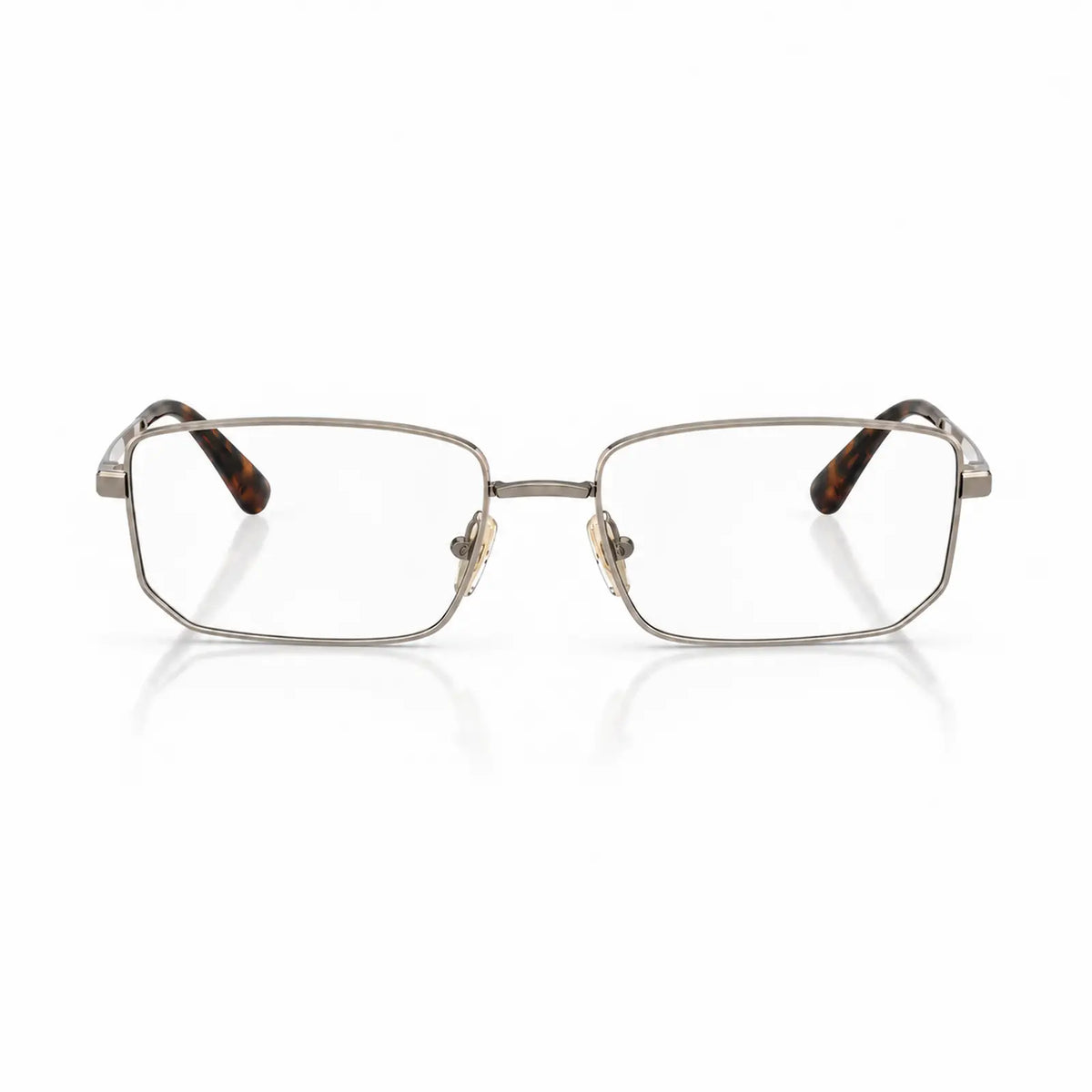 Vogue VO4352S replacement lenses in crystal clear, front view of the frame fitted with the new lenses · ReFramed